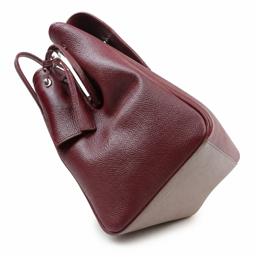 Chanel Large Neo Executive Tote Deep Burgundy Grained Calfskin | Gold CC Turn-Lock — 43cm