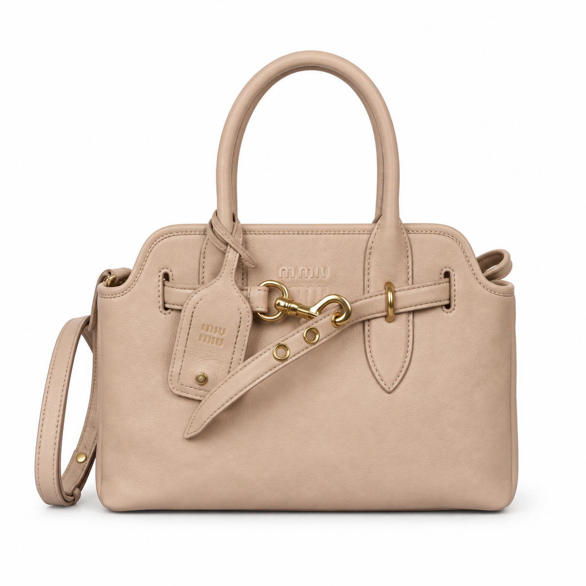 Miu Miu Matelassé Leather Statement Crossbody Bag