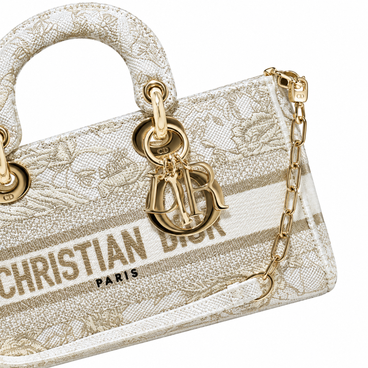 Dior Cannage Quilted Evening Top Handle Bag 26cm