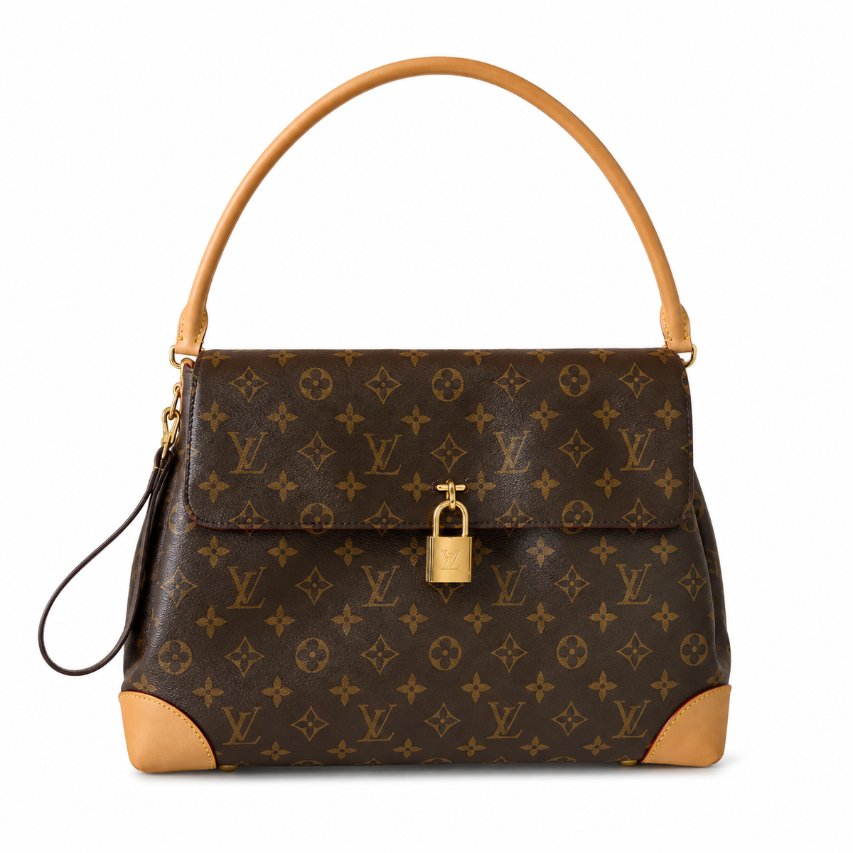 Louis Vuitton Monogram Tall Shoulder Bag