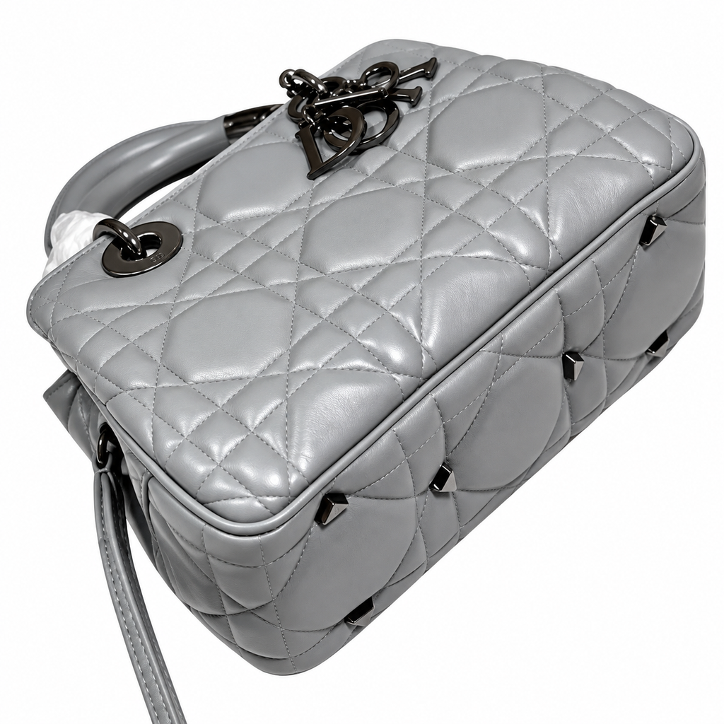 Dior Cannage Quilted Work Tote Bag 24cm