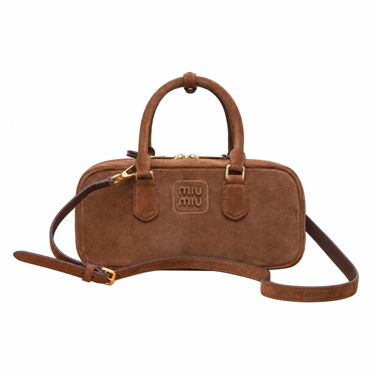 Miu Miu Matelassé Leather Linear Crossbody Bag