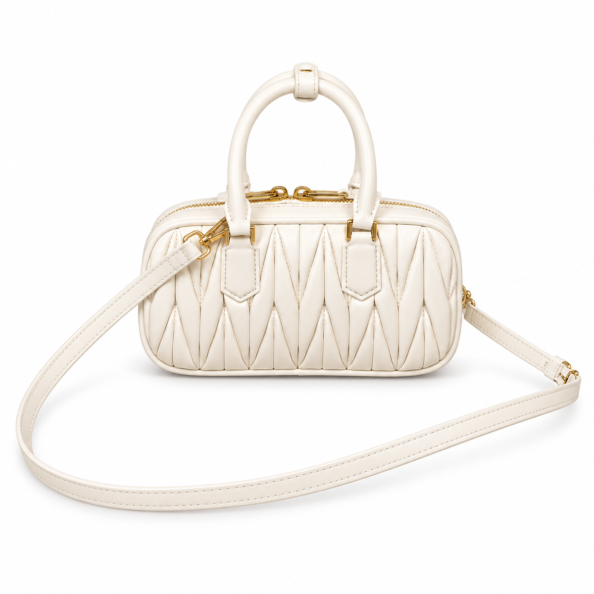 Miu Miu Matelassé Leather Evening Crossbody Bag