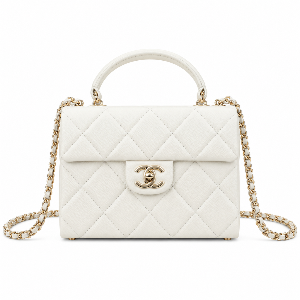 Chanel Quilted Caviar Mini Day Bag 16×21×9.5cm