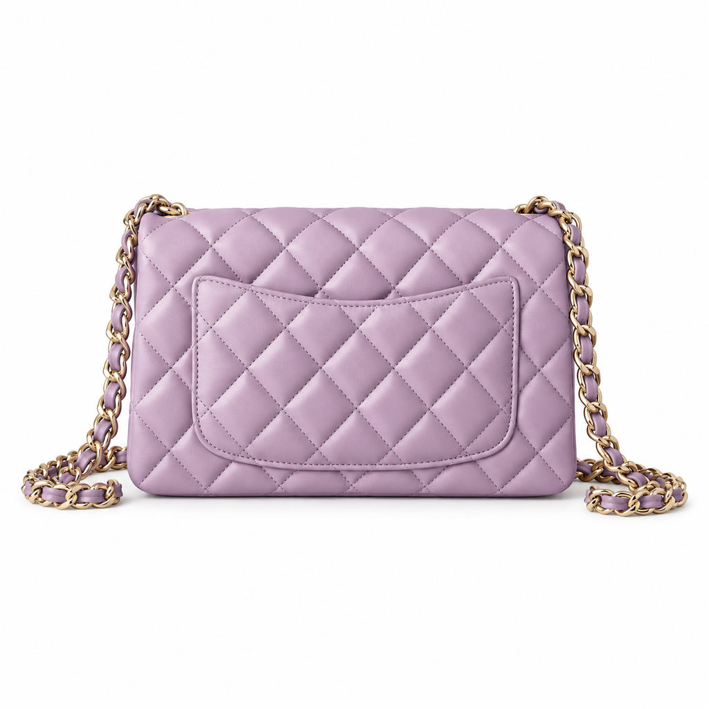 Chanel Quilted Lambskin Shoulder Bag 20×13×7cm