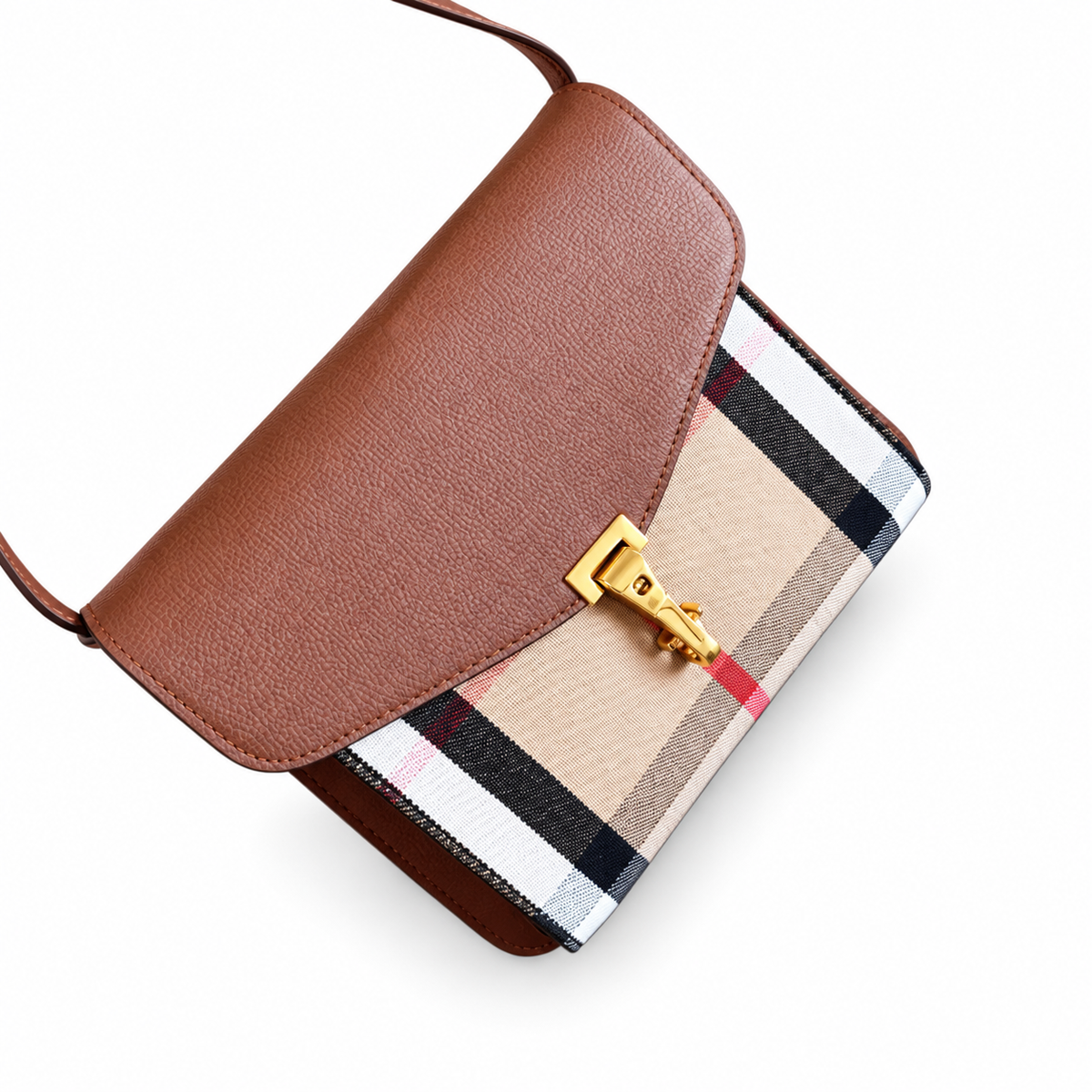 Burberry Heritage Check Crossbody Bag