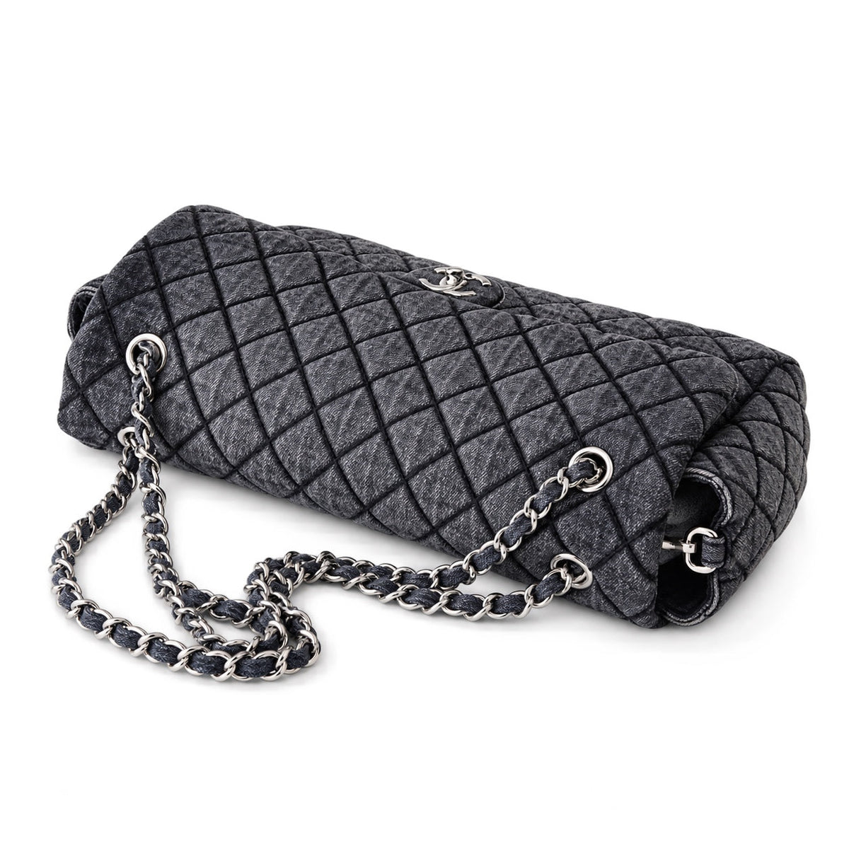 Chanel Classic Quilted Maxi Flap Bag | CC Hardware & Gold Chain — 33cm