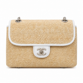 Chanel Classic Quilted Compact Flap Bag | CC Hardware & Gold Chain — 23cm