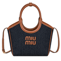 Miu Miu Leather Top Handle Bag 22 cm
