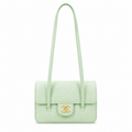 Chanel Classic Quilted Mini Flap Bag | CC Turn-Lock Chain Strap — 17cm