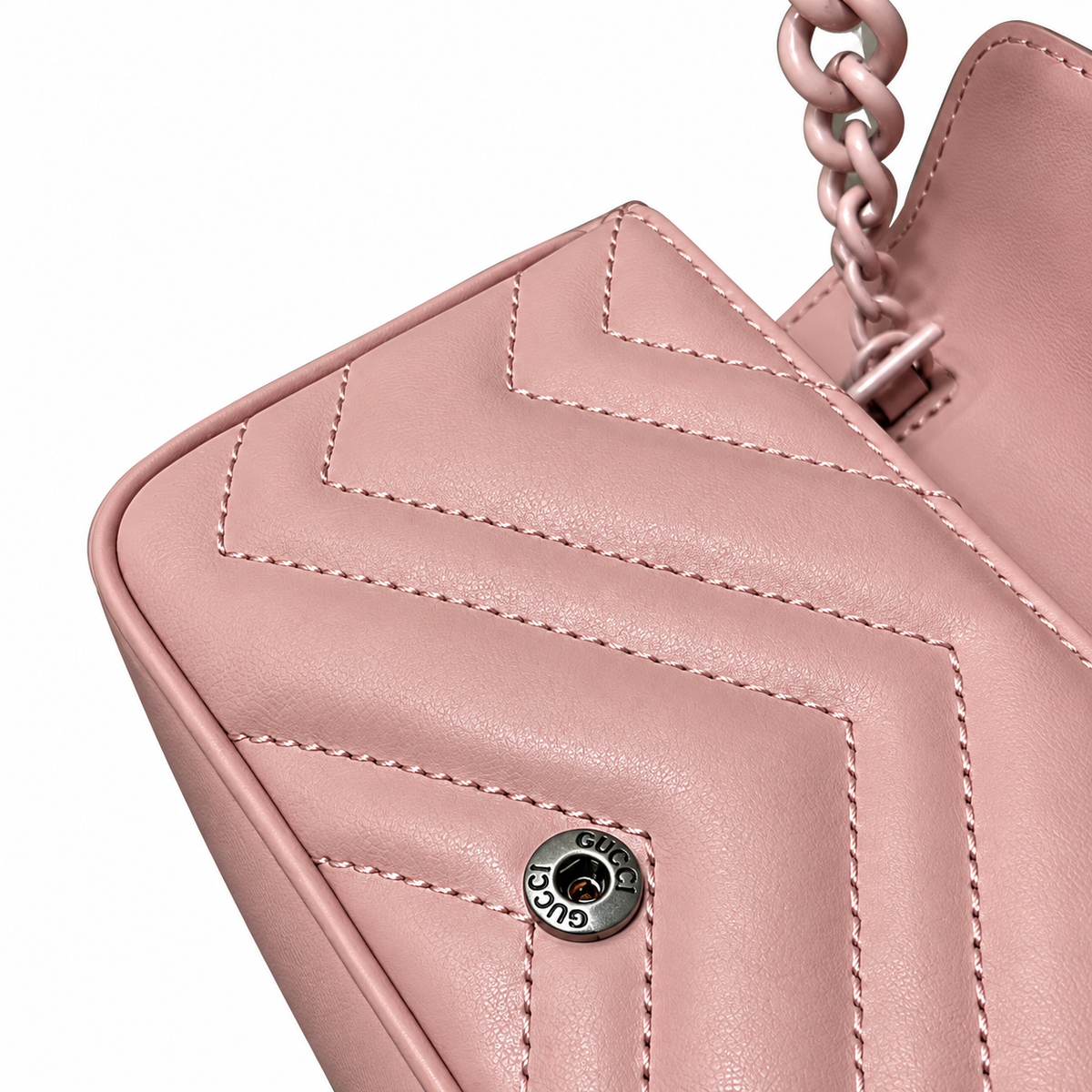 Gucci GG Marmont Super Mini Bag Pink on Pink