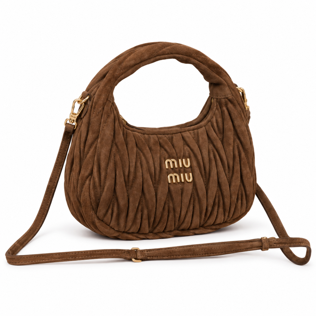 Miu Miu Matelassé Leather Crossbody Shoulder Bag