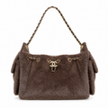 Chanel Classic Quilted Medium Top Handle Handbag | CC Turn-Lock Chain Strap — 22cm