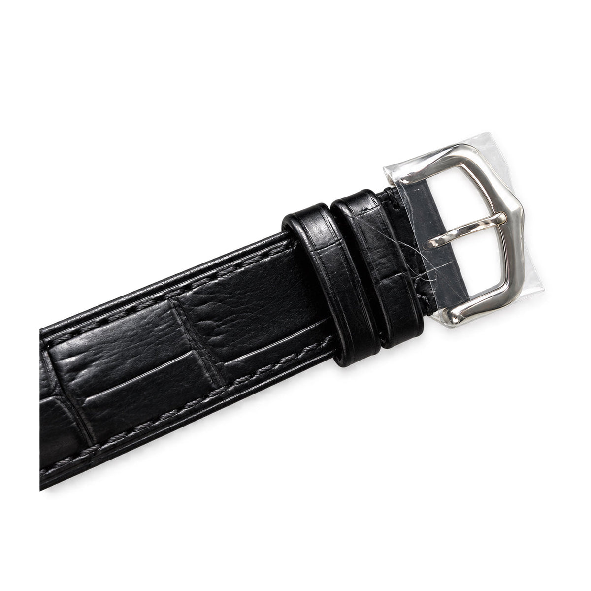 Cartier Santos-Dumont — Stainless Steel, Silver Dial & Black Alligator Strap, Large