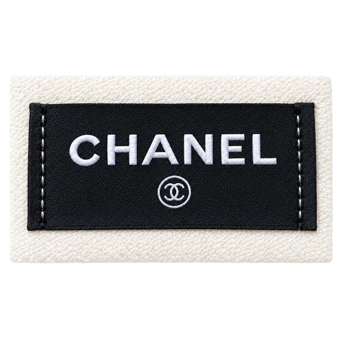 Chanel Ivory White Terry Cloth Hobo Bag & Zip Pouch Set | Tonal CC & Appliqué CC