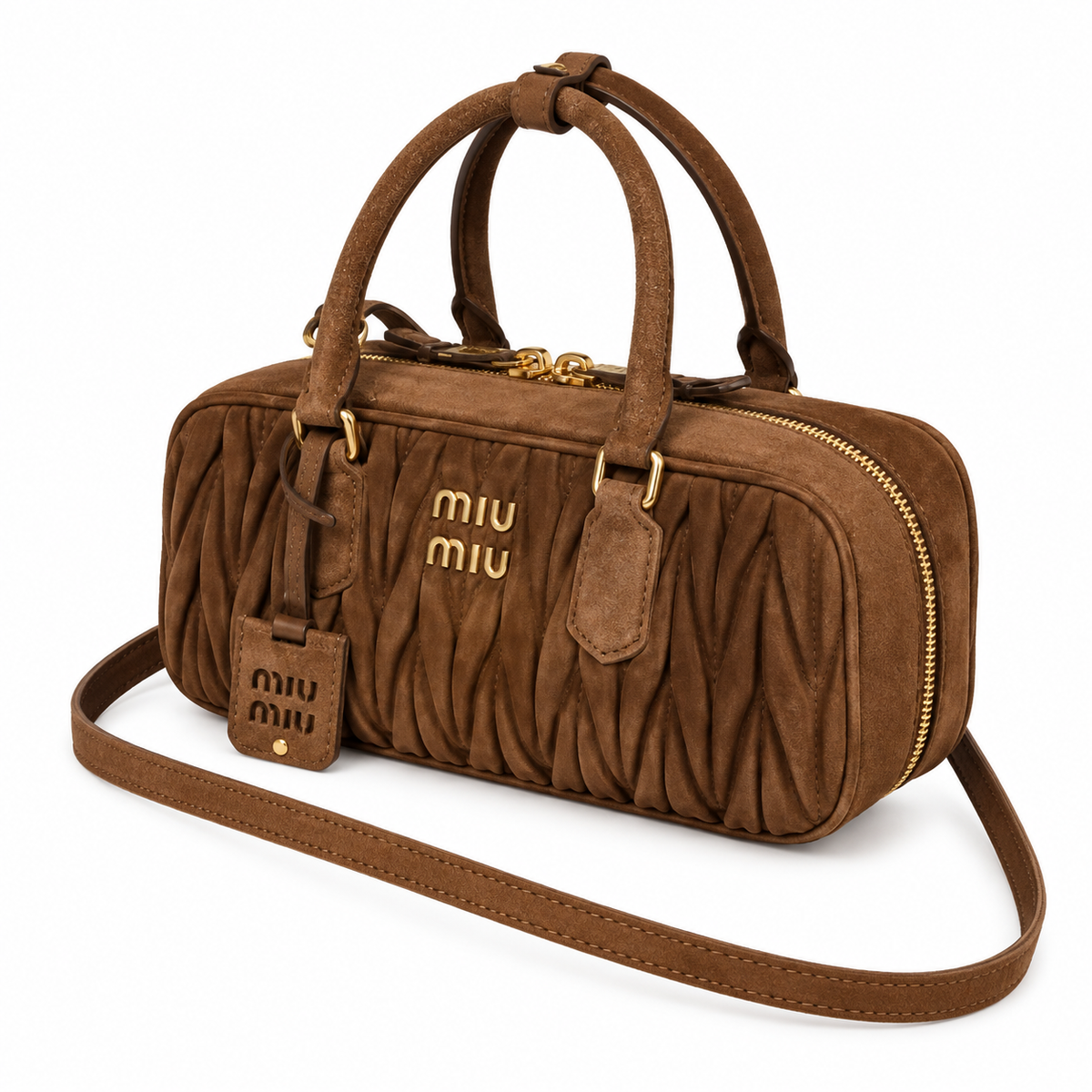 Miu Miu Matelassé Leather Fluid Crossbody Bag