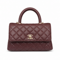Chanel Classic CC Quilted Flap Bag | Gold Hardware & Chain — 24cm