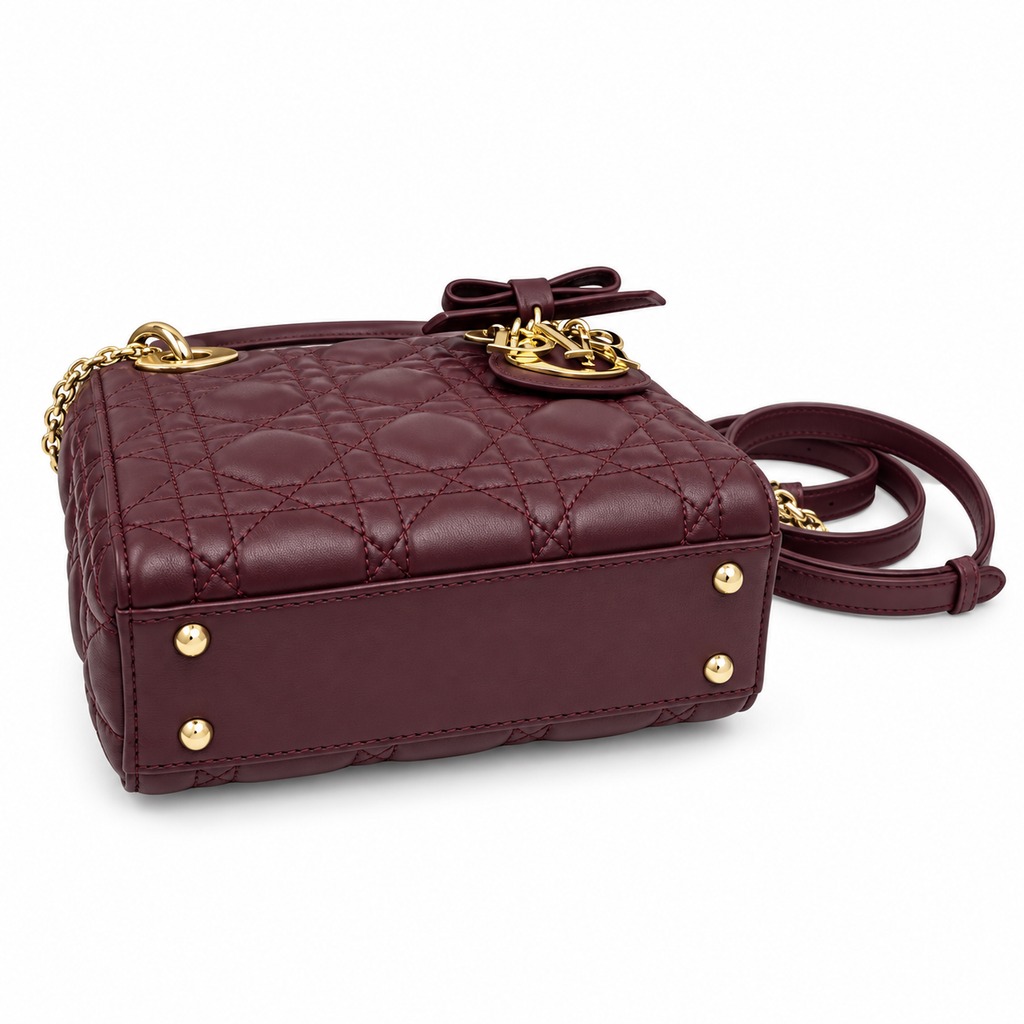 Dior Cannage Quilted Everyday Shoulder Bag 17cm