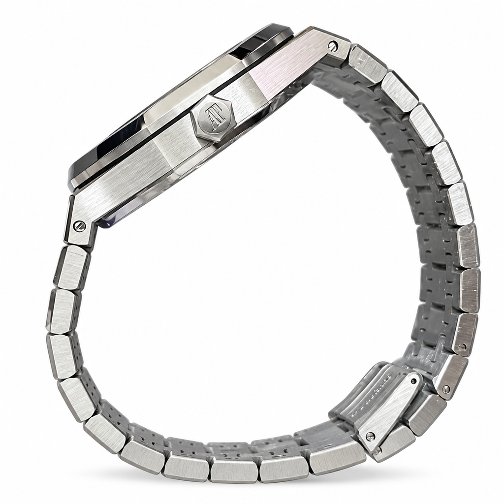 Audemars Piguet Royal Oak Automatic Date Stainless Steel Grey Dial Bracelet