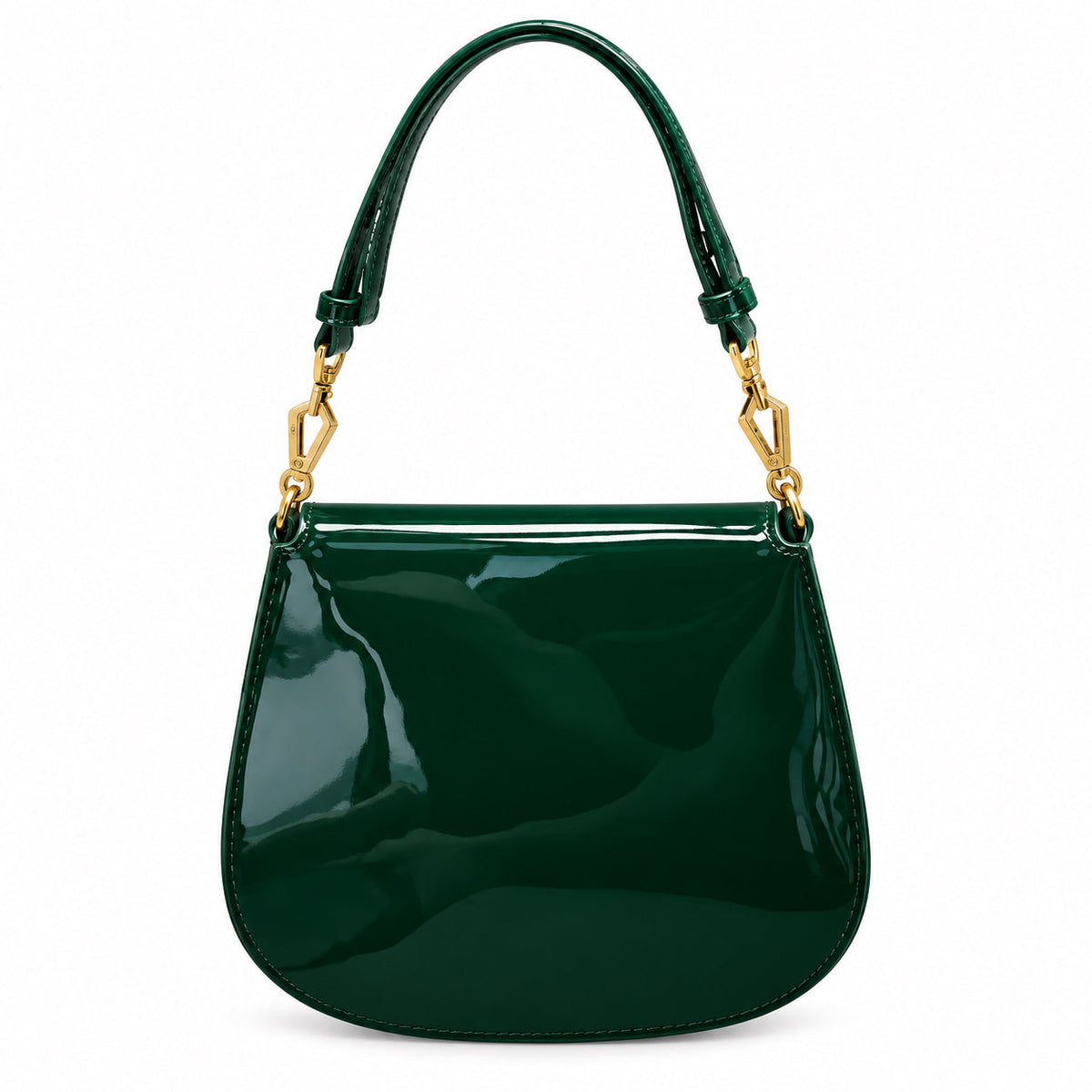 Saint Laurent Voltaire Shoulder Bag in Forest Green