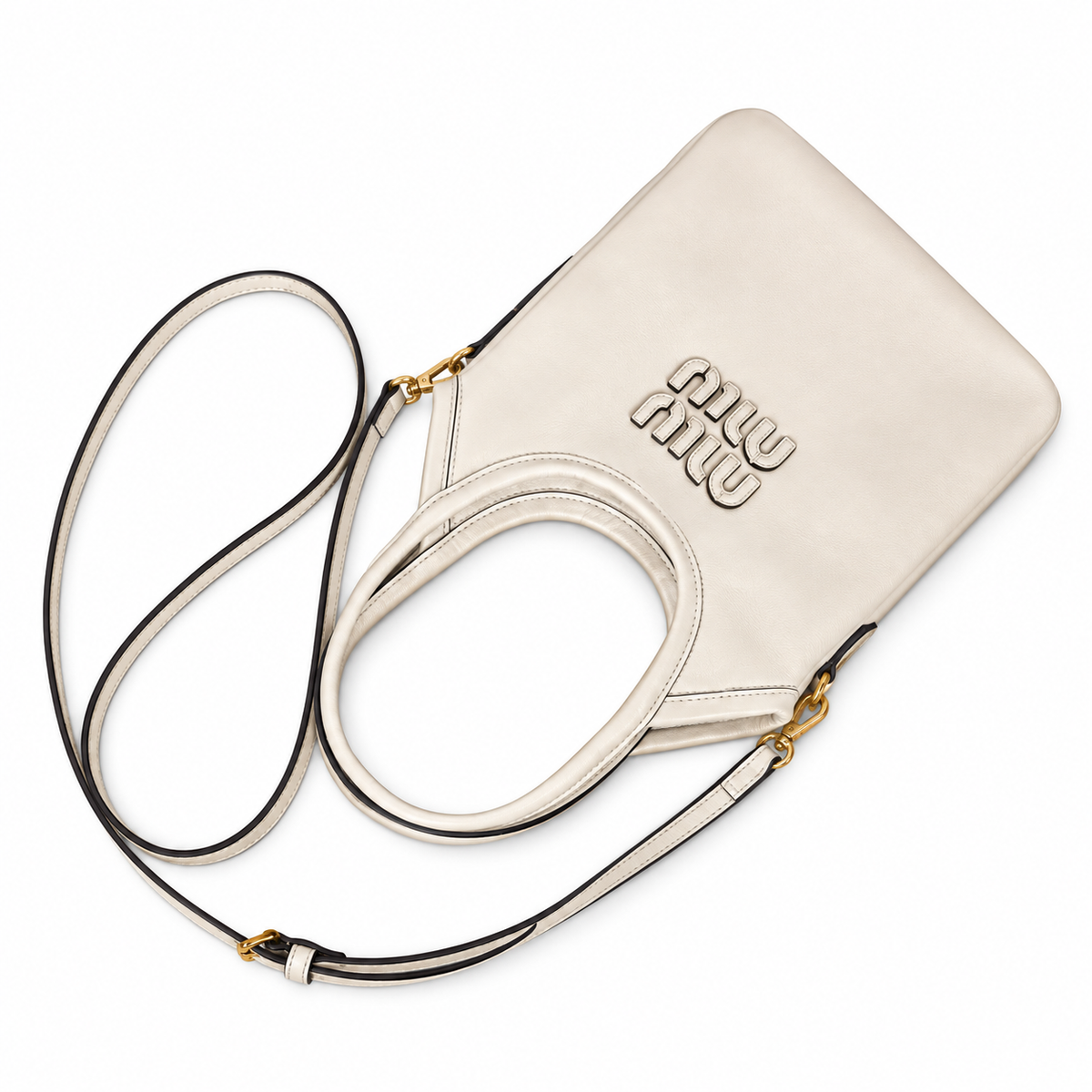 Miu Miu Matelassé Leather Sculpted Crossbody Bag