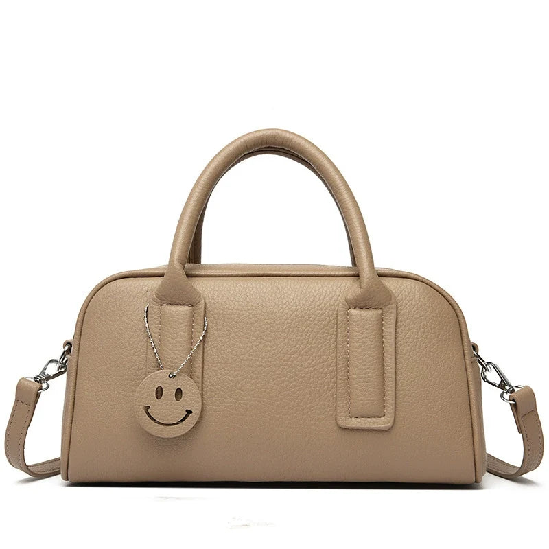 Women's Vintage-Inspired Handbag | Retro Chic Structured Tote 27×15×9cm