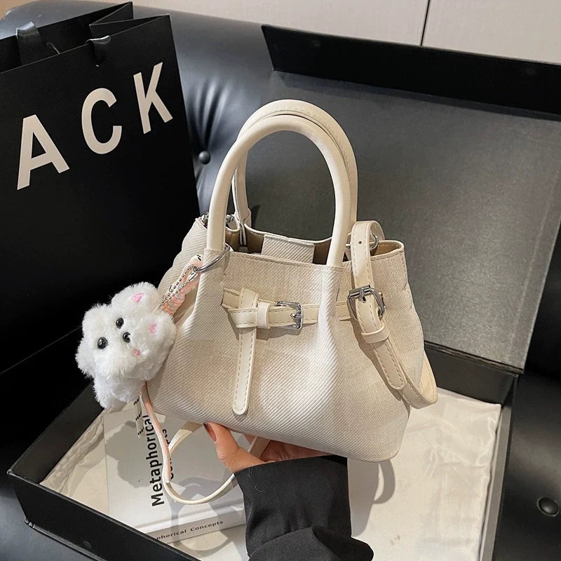 Women's Versatile Everyday Handbag | Smart Structured Multi-Use Tote 27×15×9cm