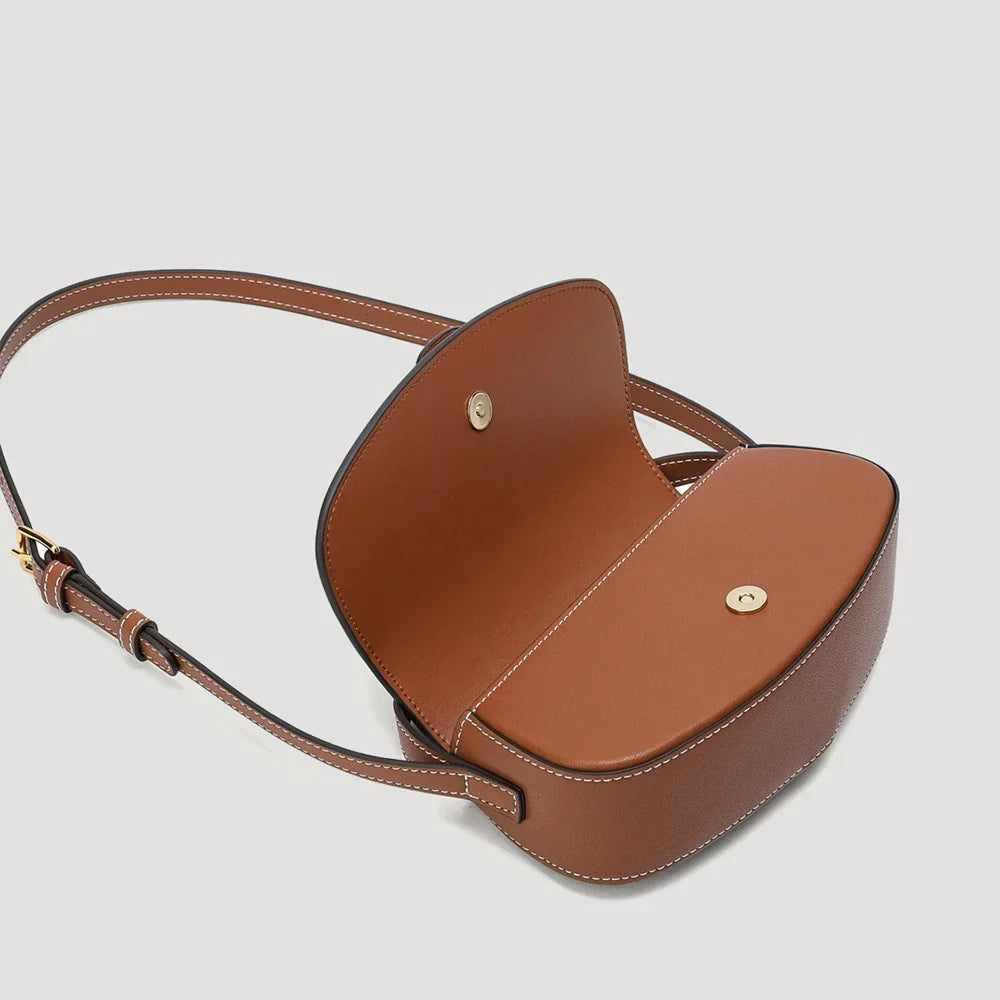 Women's Chic Drawstring Bag – Elegant Cinched Shoulder Purse 27×15×9cm