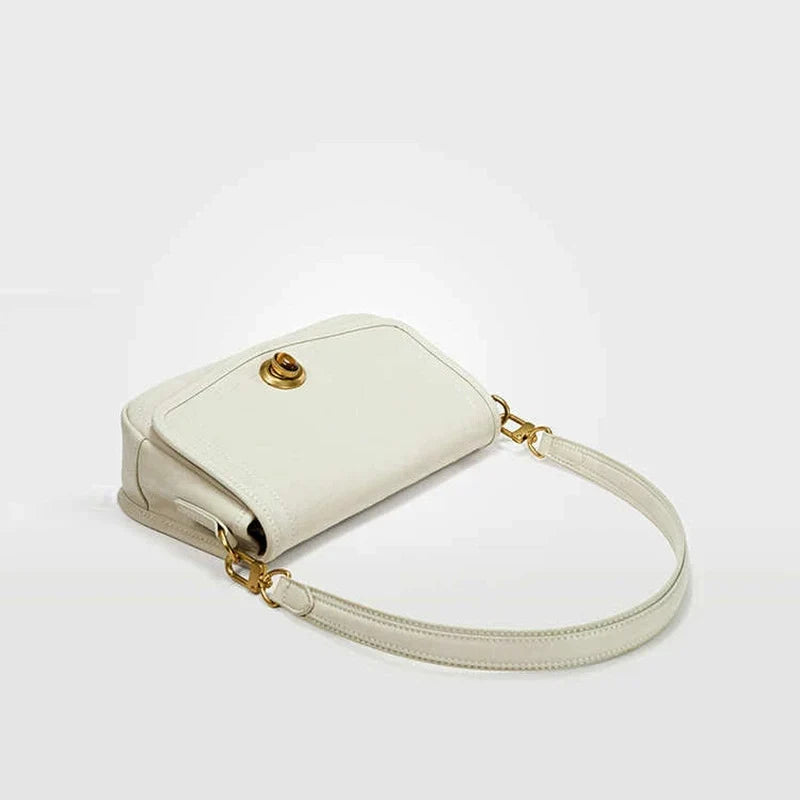 Women's Croc Embossed Shoulder Bag – Textured Exotic-Print Luxury Purse 27×15×9cm