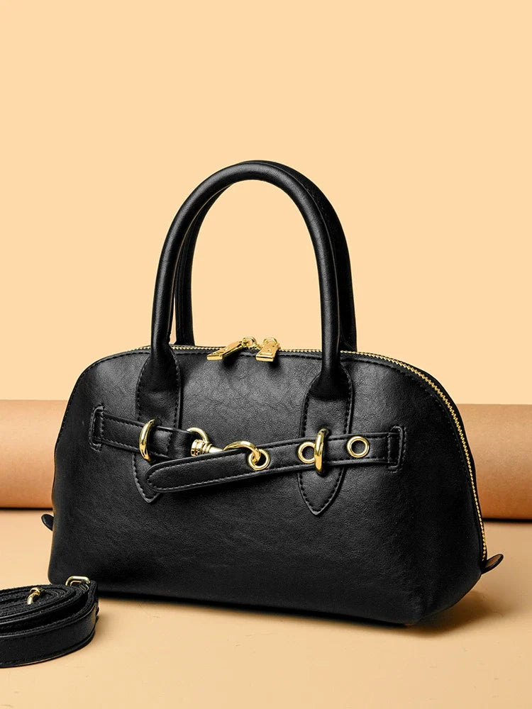 Women's Holiday Gift Handbag | Festive Structured Luxury Tote 27×15×9cm